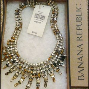 Banana republic diamond necklace